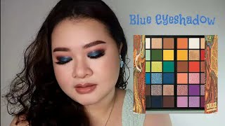 Smokey Blue Eyeshadow 💙IMAGIC Holy Grail 36 Color Double Cover Eyeshadow Palette | 4th tutorial Smokey Blue Eyeshadow 💙IMAGIC Holy Grail 36 Color Double Cover Eyeshadow Palette | 4th tutorial