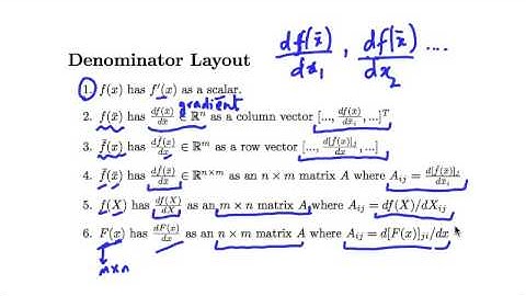 MC2 - multivariate differentiation