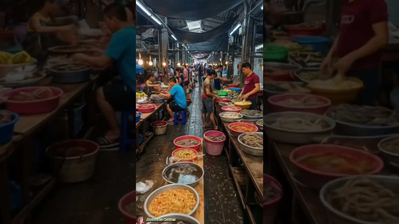 Traditional Insect Market  Ancient Culture & Local Foods
