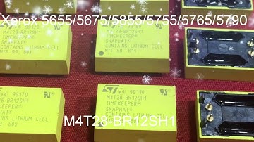 M4128-BR12SH1 For Use in xerox Work Centre 5655 5675 5855 5755 5765 5790 NVM Battery