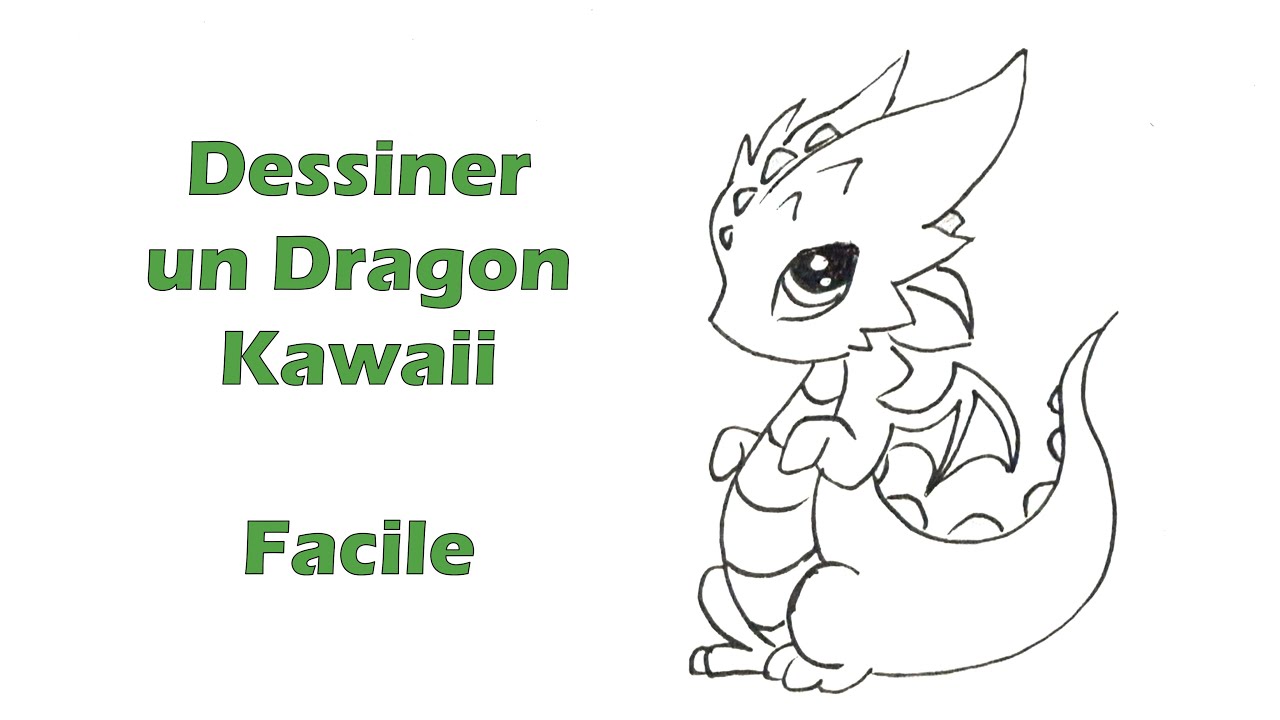 Comment Dessiner Un Dragon Kawaii Dessin Krokmou Kawaii Youtube