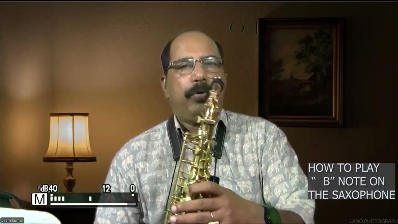 How to play B note on the alto saxophone in malayalam. YouTube