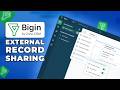 External Record Sharing in Bigin | Bigin by Zoho CRM