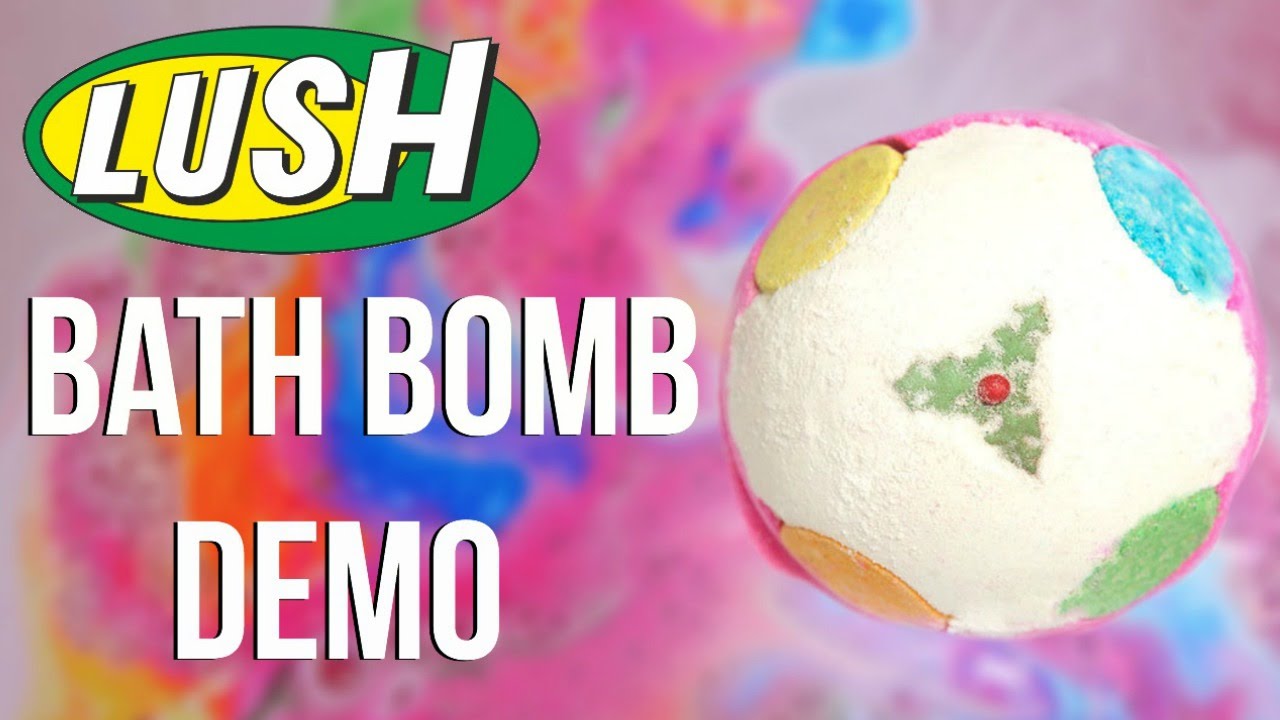 Luxury Lush Pud Bath Bomb Demo