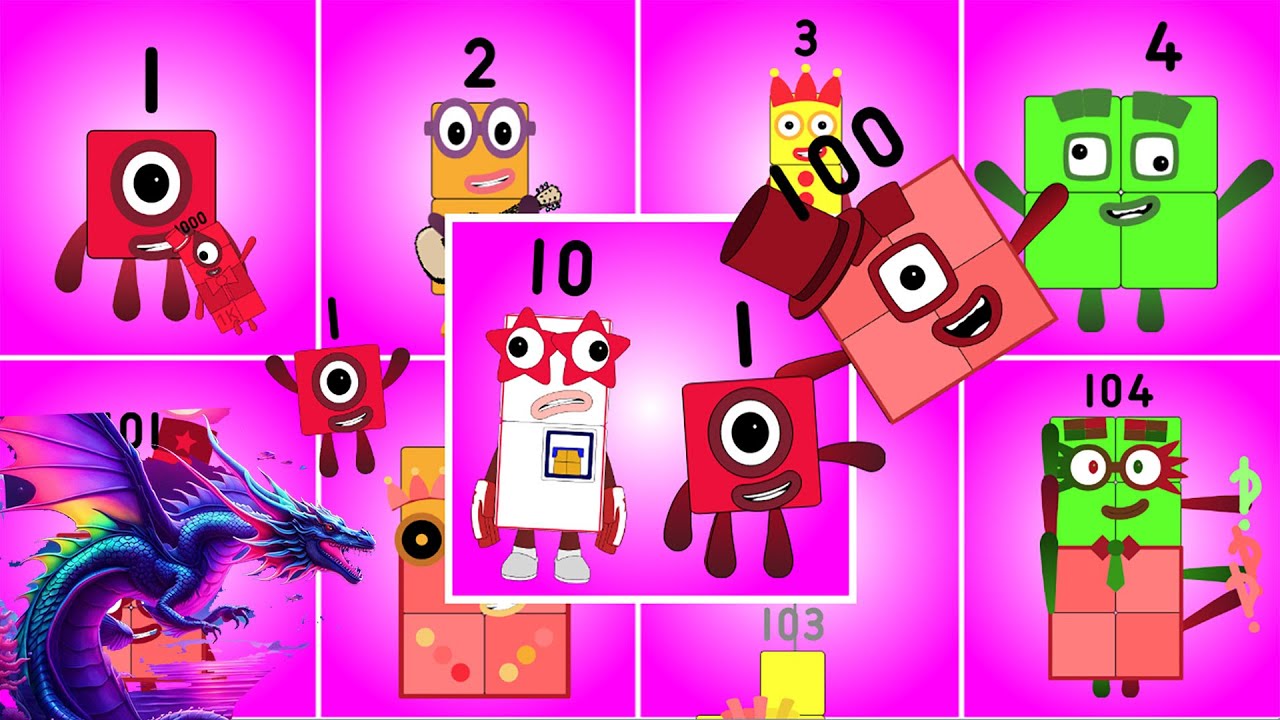 Numberblocks Sprunki Evolution Show Binaryblocks Band bas8 h=4, 1 ...