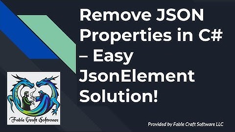 Remove JSON Properties in C# – Easy Solution!