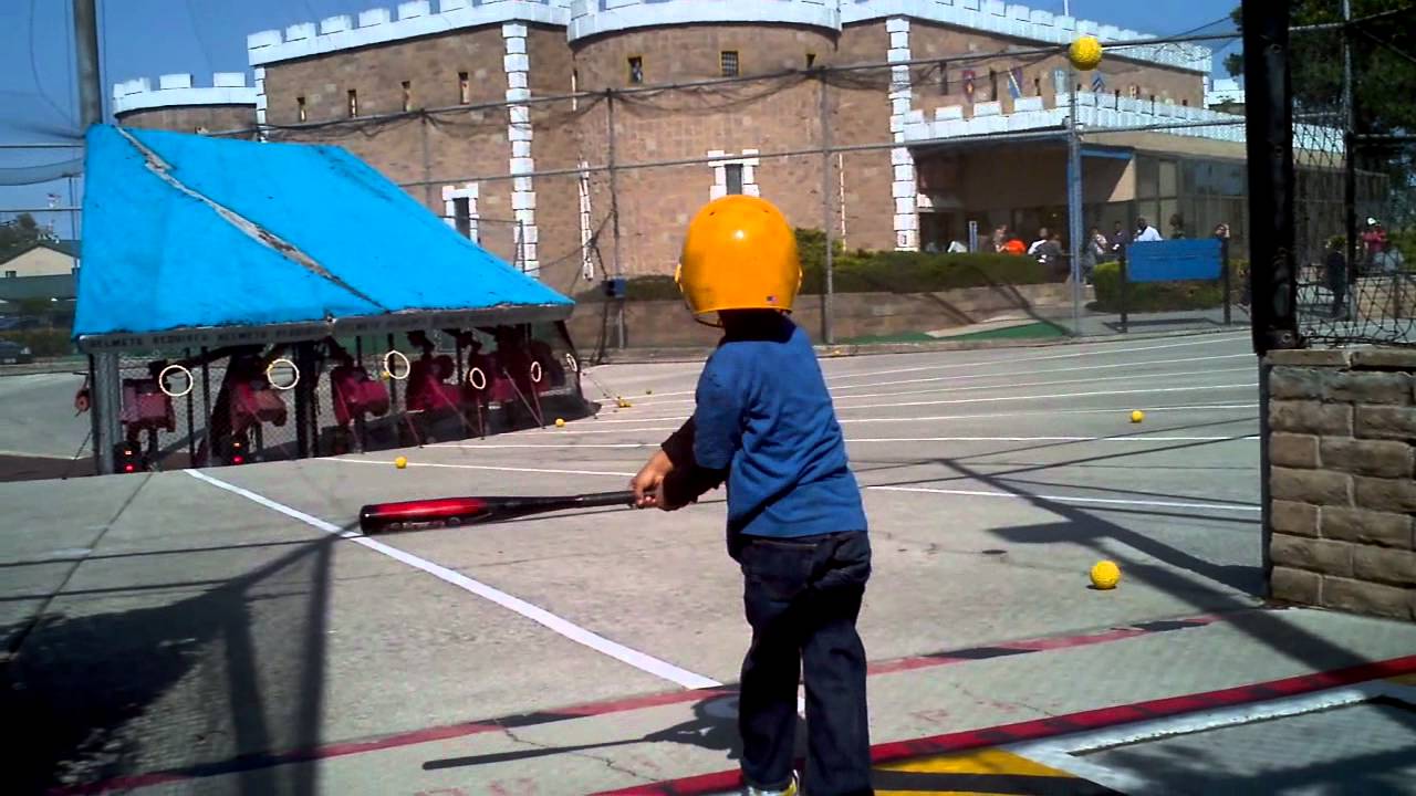 Quincy at the batting cage YouTube