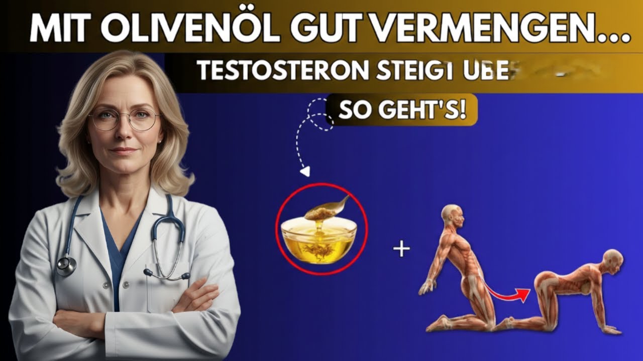 Senioren | Fügen Sie DAS vor dem Schlafengehen Olivenöl hinzu  Testosteron ab 60 steigern | Dr Özlem