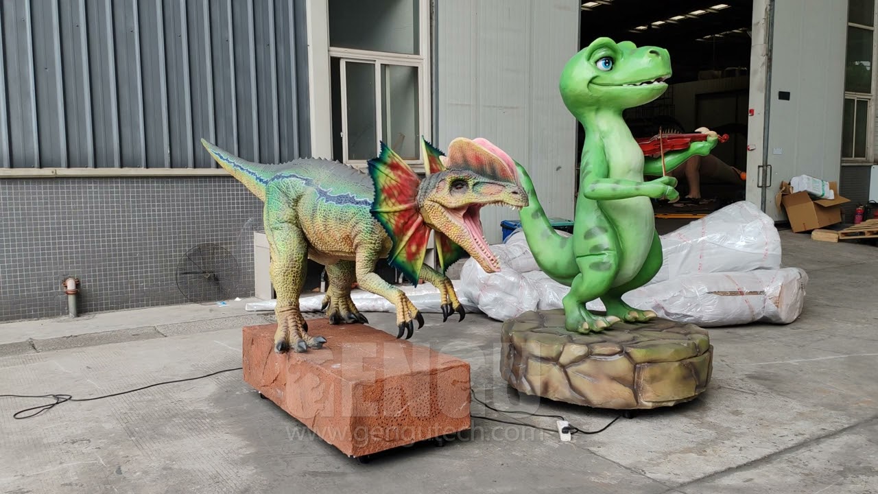 Dilophosaurus 2 Gengu Dinosaurs 