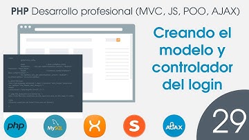 🐘 CURSO de PHP MVC POO MySQL - 29 Creando el modelo y controlador del login