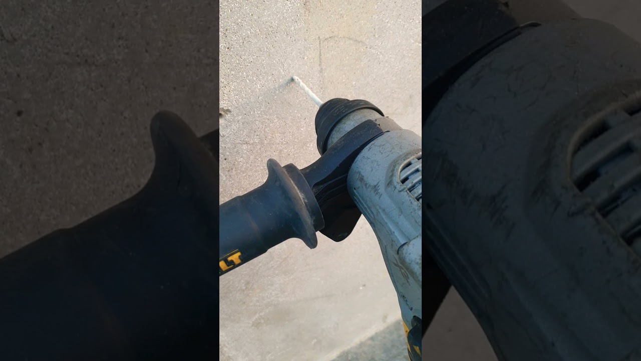 Dewalt DCD293 Hilti Hammer drill Demo.