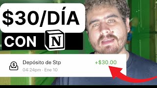 Cómo ganar 30 USD al día vendiendo plantillas de Notion