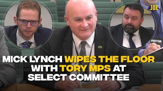Mick Lynch wipes the floor with Tory MPs at their own Select Committee
