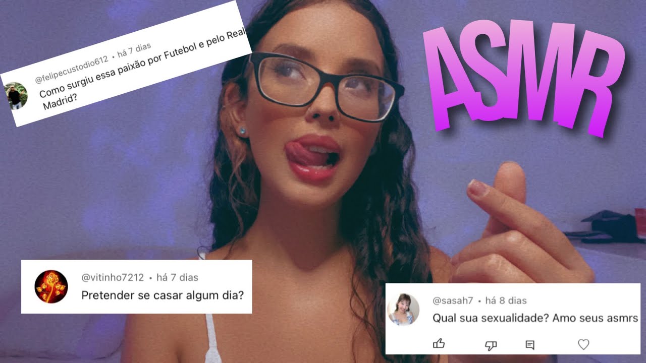 ASMR - REPONDENDO PERGUNTAS 🍒 |parte 2