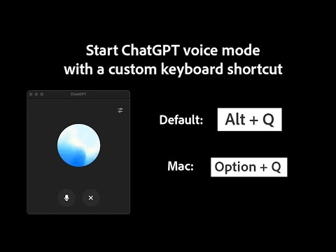 ChatGPT Voice Shortcut video preview 2
