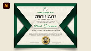 How to Create Professional Certificates Now! Learn Adobe Illustrator