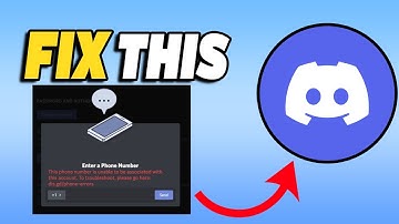 How To Fix Discord Error This phone number is unable to be associated with this account