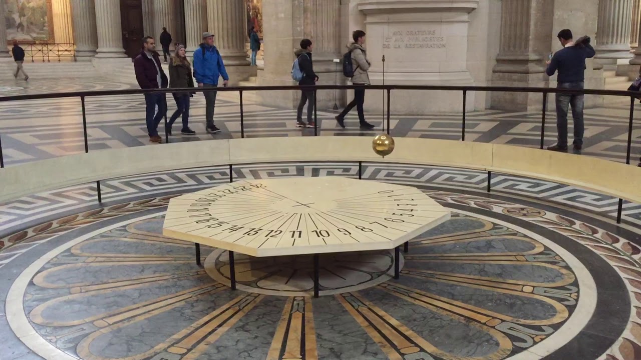 Foucalt pendulum, 푸코진자 - YouTube
