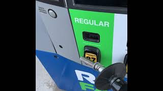 Getting gas at Royal Farms