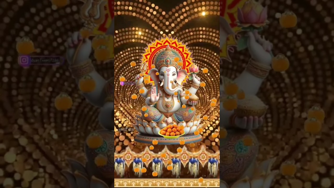  Karu Vandan Hey Shiv Nandan Ganesh Bhajan Ganpati Song - Hindi Status Tube