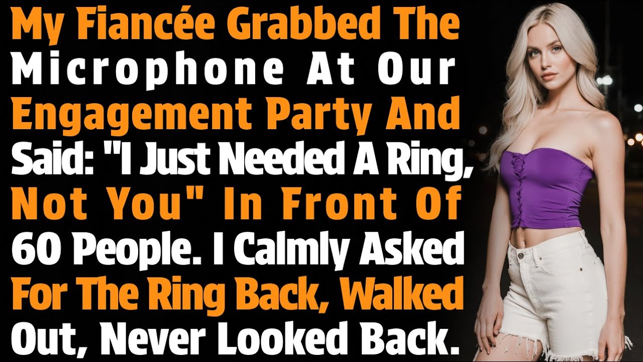 My Fiancée Grabbed The Microphone At Our Engagement Party And Said: 