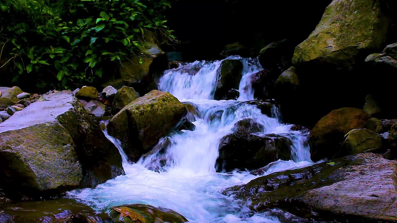 Mountain River Flowing Water Therapy | Natural White Noise for Better Sleep
