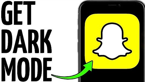 ENABLE DARK MODE ON SNAPCHAT!