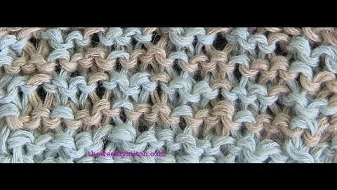 Two Color Tweed Stitch