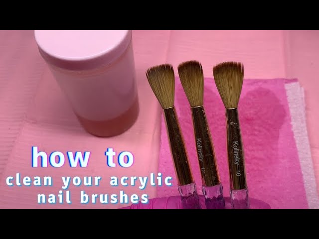 Clean Your Nail Art Brushes Perfectly! 