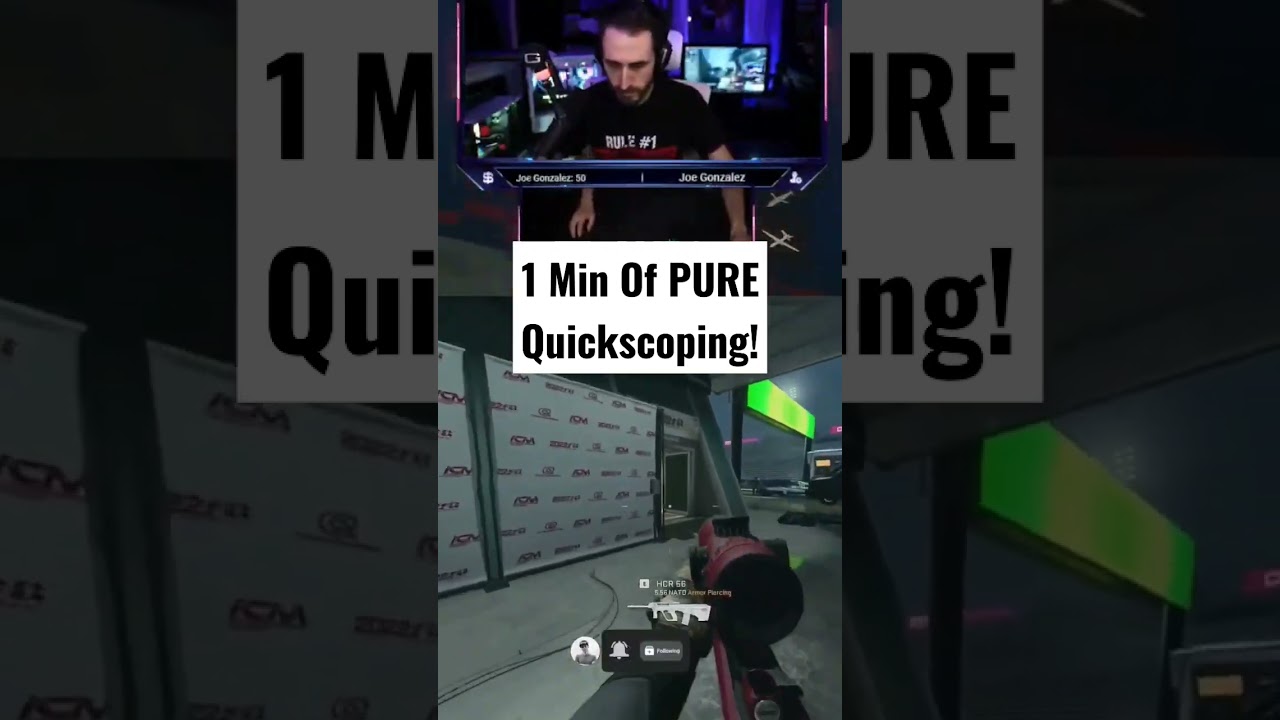 MW2 1 Minute of Pure Quickscoping Action! Best Sniper Class MWII