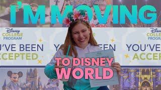 I'm moving to DISNEY WORLD | DCP 2021 Acceptance + Application Process | Disney College Program 2021