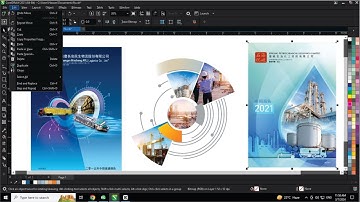 How To Create Amazing Cover Page Template Using Circles in CorelDRAW - Tips for Experts & Beginners