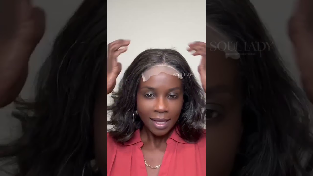 Soul Lady Dark Salt and Pepper Body Wave Lace Wig