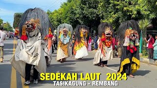 SEDEKAH LAUT TASIKAGUNG REMBANG 2024 - Barongan Blora & Reog Ponorogo SENI BARONG TUNAS MUDA