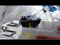 Canon Maxify GX7021 &amp; 7050, 7060, 7070 -  How To Clean Printhead  - Not Printing Black