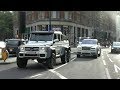 Saudi Businessman Driving His SUV Convoy In London G6X6 Cullinan G500 Saudi Businessman Driving His SUV Convoy In London G6X6 Cullinan G500