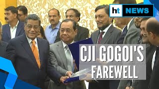 CJI Ranjan Gogoi given farewell at SC premise, to retire on Nov 17