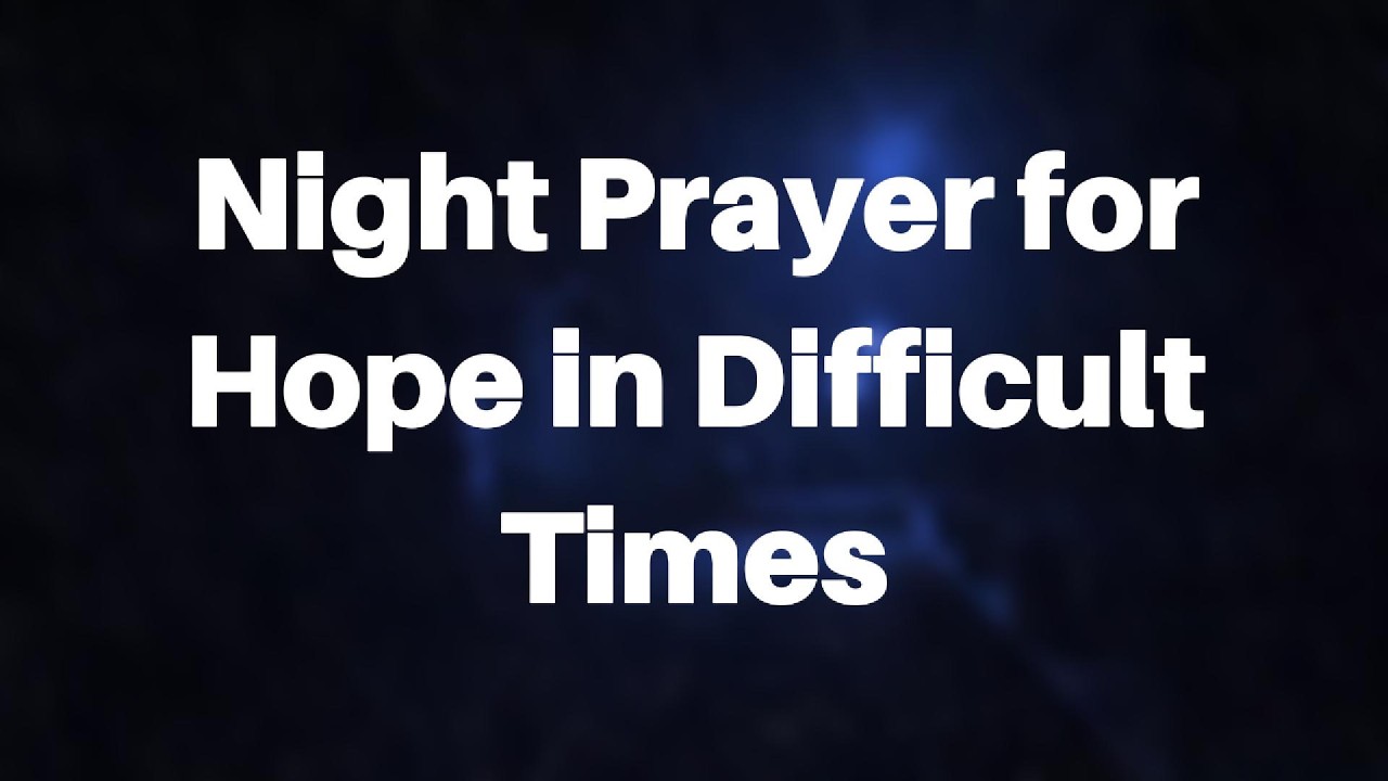 If You're Going Through a Hard Time, Pray This Tonight | Let God Carry Your Burdens Tonight