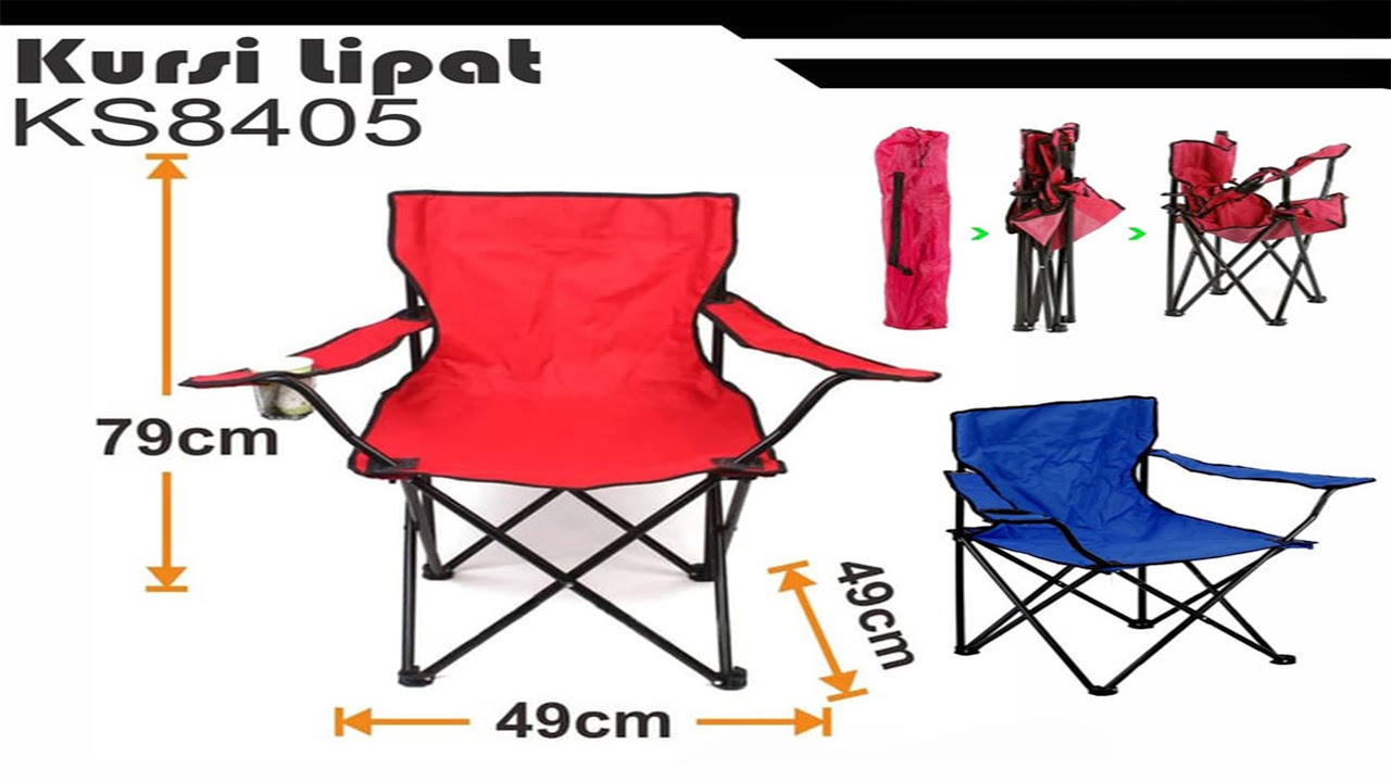 Kursi lipat outdoor Review kursi lipat KS8405 Palava 