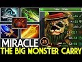 MIRACLE [Pudge] The Big Monster +7800 HP Carry WTF Plays 7.22 Dota 2