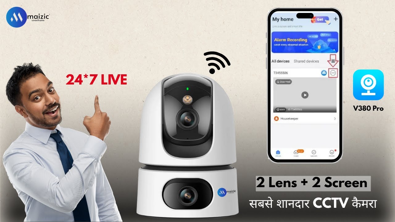 How To Install V380 Pro WIFI Maizic Supercam X2 | Full Setup V380