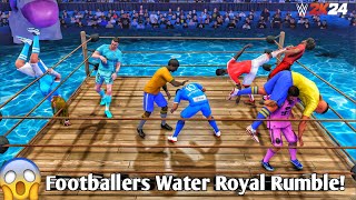WWE 2K24 - Football Water Royal Rumble Match | [4K60]