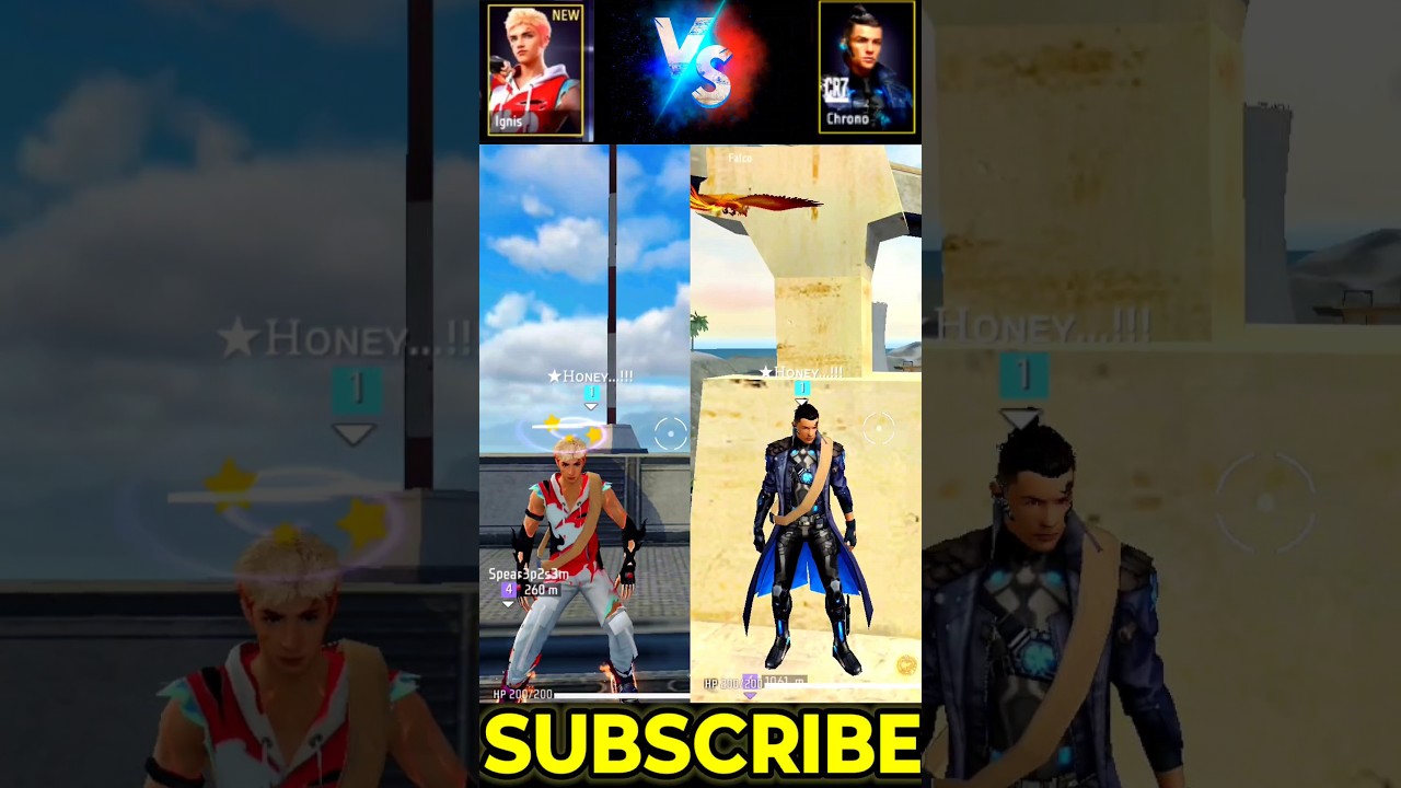 LGNIS VS CHRONO CHARACTER ABILITY TEST FREE FIRE