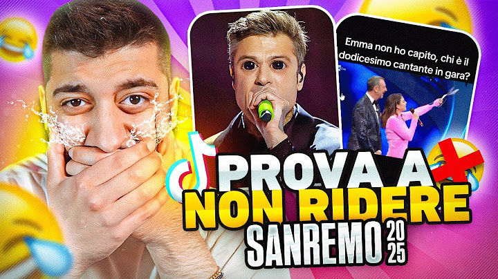 PROVA A NON RIDERE CON L'ACQUA CON I TIKTOK DI SANREMO!!! (IMPOSSIBILE) #2