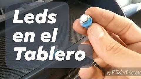 focos LED en tablero lupo sportvan crossfox fox  / Proyecto Vw Lupo