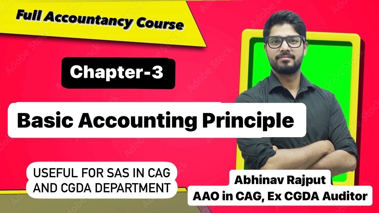 Basic Accounting Principles CGDA PaperIX CAG PC13 and PC14 YouTube