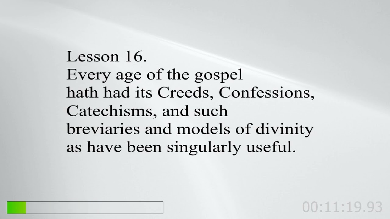 [16] (Early Reformation Christian Creeds, Confessions and the Defense of the Faith)