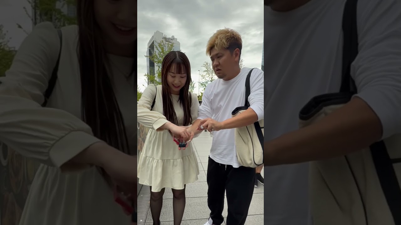 大阪で撮影してたら過去一ぐいぐい来る人に出会って、正直戸惑った… #mysterybox #ミステリーボックス #大阪駅