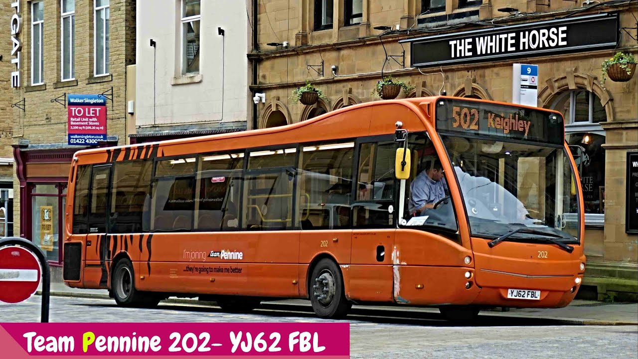*Cummins Hill climb!* Team Pennine Optare Versa 202 (YJ62 FBL)- Route 502