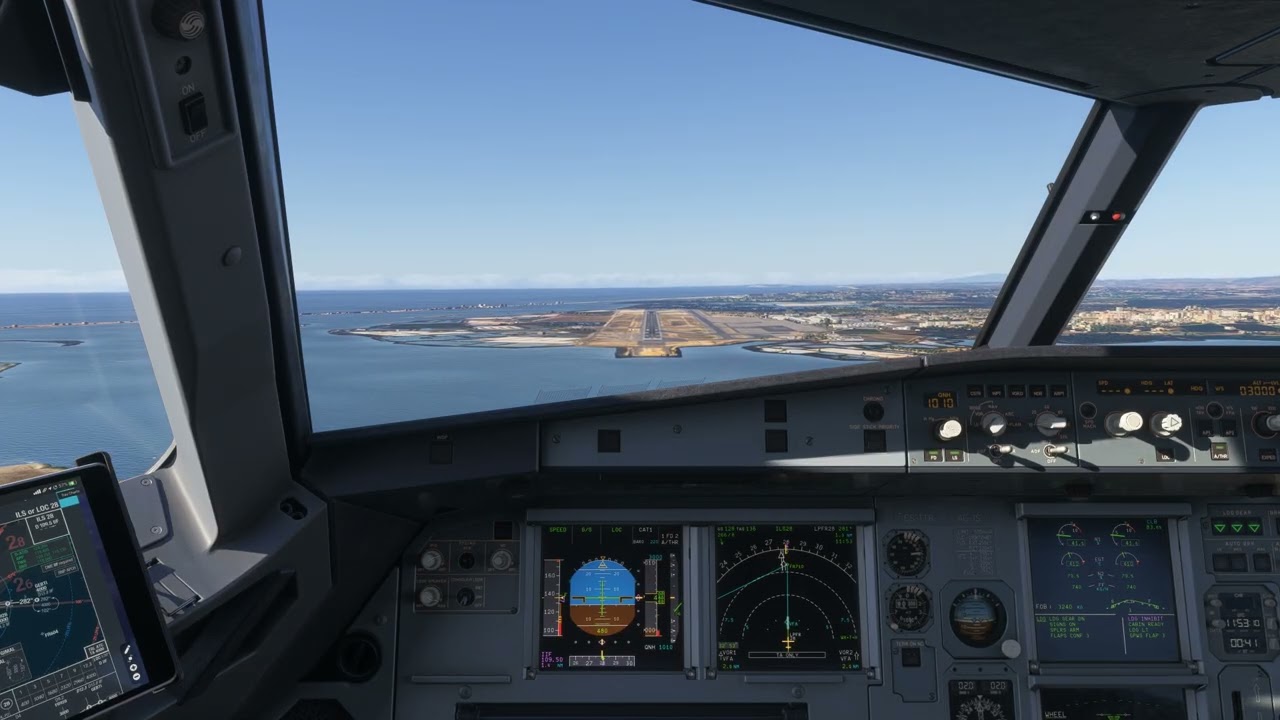 SCENIC Landing In Faro | Fenix A319 | MSFS2024 Vatsim